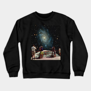 Galaxy view collage art Crewneck Sweatshirt